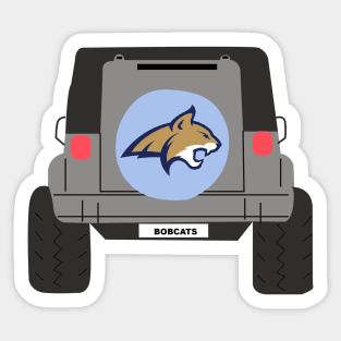 Montana Bobcats Car Art Sticker